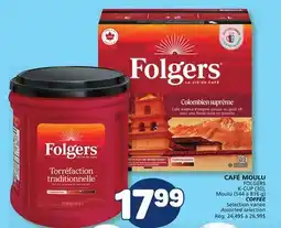 Marché Bonichoix FOLGERS K-CUP (30), Moulu (544 to 816 g) COFFEE offer