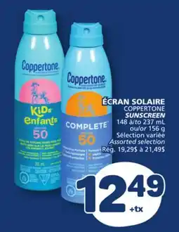 Marché Bonichoix COPPERTONE SUNSCREEN offer