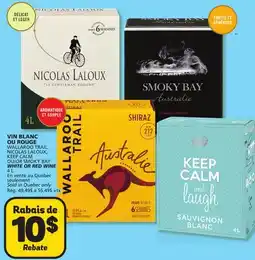 Marché Bonichoix WALLAROO TRAIL, NICOLAS LALOUX, KEEP CALM OR SMOKY BAY offer