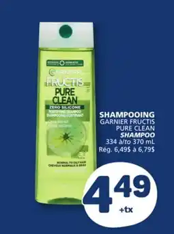Marché Bonichoix GARNIER FRUCTIS PURE CLEAN SHAMPOO offer