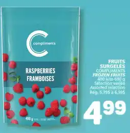 Marché Bonichoix COMPLIMENTS FROZEN FRUITS offer
