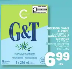 Marché Bonichoix COMPLIMENTS NON-ALCOHOLIC BEVERAGE offer