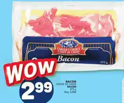 Marché Bonichoix CARVER'S CHOICE BACON offer