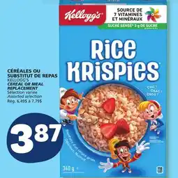 Marché Bonichoix KELLOGG'S CEREAL OR MEAL REPLACEMENT offer