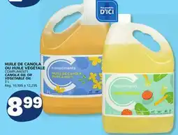 Marché Bonichoix COMPLIMENTS CANOLA OIL OR VEGETABLE OIL offer