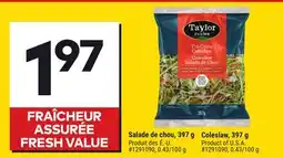 Giant Tiger Coleslaw offer