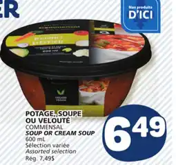 Marché Bonichoix COMMENSAL SOUP OR CREAM SOUP offer