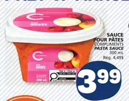 Marché Bonichoix COMPLIMENTS PASTA SAUCE offer