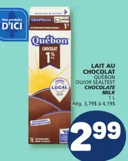 Marché Bonichoix QUÉBON OR SEALTEST CHOCOLATE MILK offer