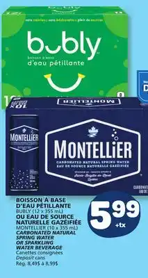 Marché Bonichoix CARBONATED NATURAL SPRING WATER OR SPARKLING WATER BEVERAGE offer