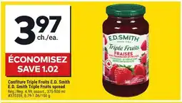 Giant Tiger Confiture Triple Fruits E.D. Smith offer