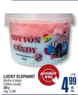 Jean Coutu LUCKY ELEPHANT Cotton candy offer