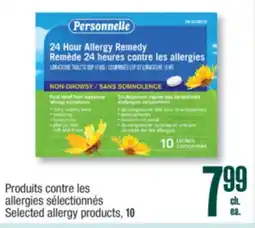 Jean Coutu Personnelle Selected allergy products offer