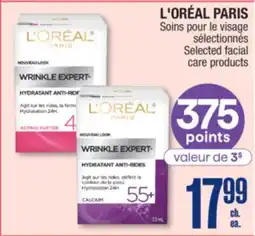 Jean Coutu L'ORÉAL PARIS Selected facial care products offer