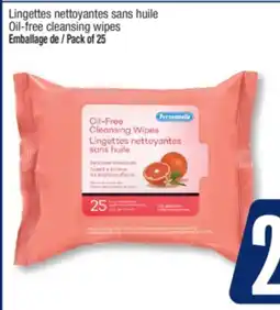Jean Coutu Oil-free cleansing wipes offer