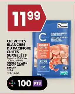 Rachelle-Bery Grocery COMPLIMENTS FROZEN COOKED PACIFIC WHITE SHRIMP offer