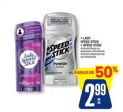 Jean Coutu LADY SPEED STICK, SPEED STICK offer