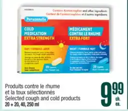 Jean Coutu Personnelle Selected cough and cold products offer