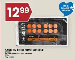 Rachelle-Bery Grocery GRIZZLY FROZEN SMOKED COHO SALMON offer