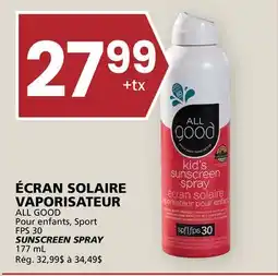 Rachelle-Bery Grocery ALL GOOD SUNSCREEN SPRAY offer