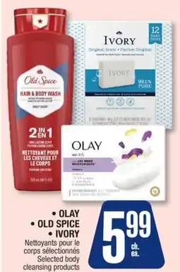 Jean Coutu OLAY, OLD SPICE, IVORY Selected body cleansing products offer