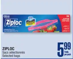 Jean Coutu ZIPLOC Selected bags offer