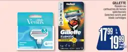 Jean Coutu GILLETTE Selected razors and blade cartridges offer