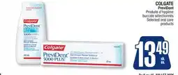 Jean Coutu COLGATE PreviDent Products Selected oral care products offer