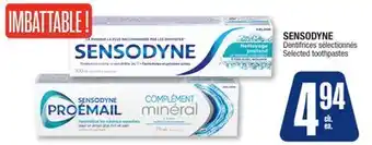 Jean Coutu SENSODYNE Selected toothpastes offer