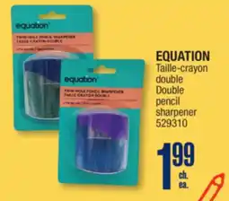 Jean Coutu EQUATION Taille-crayon pencil sharpener offer