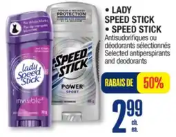 Jean Coutu • LADY SPEED STICK • SPEED STICK offer