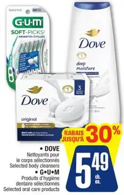 Jean Coutu DOVE, G•U•M offer