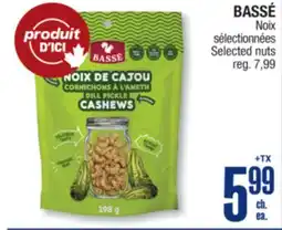 Jean Coutu BASSÉ Selected Nuts offer