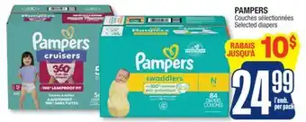 Jean Coutu PAMPERS Selected diapers offer