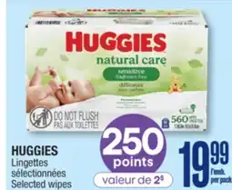 Jean Coutu HUGGIES Selected wipes offer