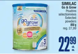 Jean Coutu SIMILAC Go & Grow Selected powders offer