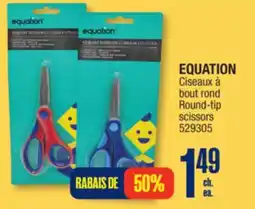 Jean Coutu EQUATION Round-tip scissors offer