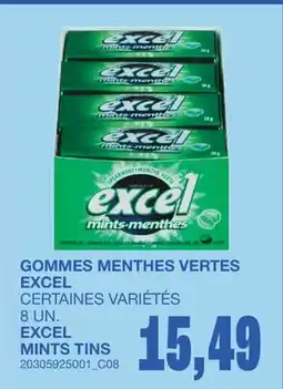Wholesale Club GOMMES MENTHES VERTES EXCEL offer