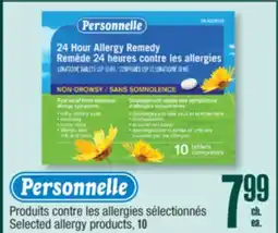 Jean Coutu Personnelle Selected allergy products offer