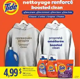Jean Coutu TIDE Selected laundry products offer