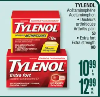 Jean Coutu TYLENOL Acetaminophen offer
