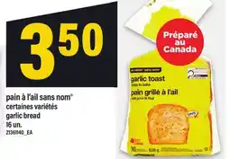 Maxi PAIN À L'AIL SANS NOM | GARLIC BREAD, 16 UN offer