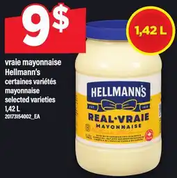 Maxi VRAIE MAYONNAISE HELLMANN'S | MAYONNAISE offer