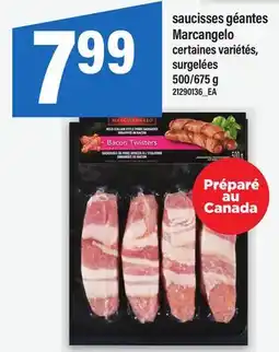 Maxi SAUCISSES GÉANTES MARCANGELO, 500/675 G offer