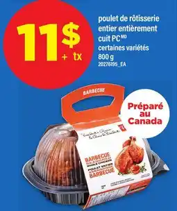 Maxi POULET DE RÔTISSERIE ENTIER ENTIÈREMENT CUIT PC offer