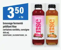 Maxi BREUVAGE FERMENTÉ PÉTILLANT RISE offer