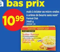 Maxi MAÏS À ÉCLATER AU MICRO-ONDES À ARÔME DE BEURRE SANS NOM offer