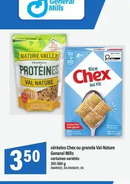 Maxi CÉRÉALES CHEX OU GRANOLA VAL-NATURE GENERAL MILLS offer