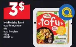 Maxi TOFU FONTAINE SANTÉ EXTRA-FERME, NATURE | EXTRA FIRM PLAIN offer