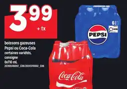 Maxi BOISSONS GAZEUSES PEPSI OU COCA-COLA offer